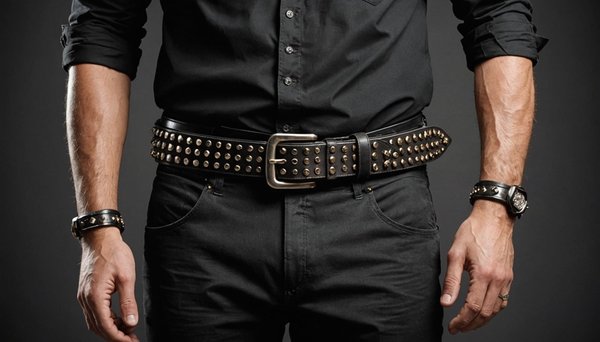 Ceinture cloutée homme : découvrez des modèles tendance et audacieux